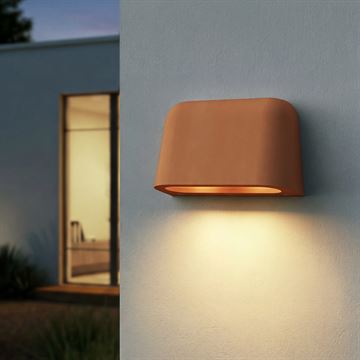 Astro Mast Light Twin Coastal Terracotta beton IP44
